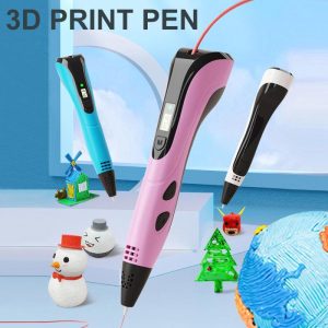 3D Printers & Quadcopters |   2022 New 3D Printing Pen 3D Pen Set For Kids Chidren Child’s Birthday Christmas Creative Diy Gift Lcd Display With Pla Filament 3D Printers & Quadcopters 3D Printers & Quadcopters