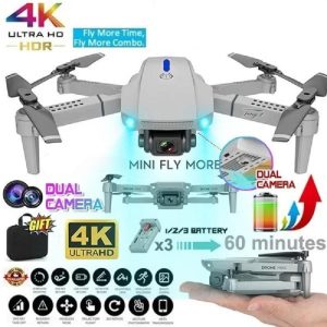 3D Printers & Quadcopters |   2024 New E88 Rc Mini Drone Wide Angle Single/Dual Camera Optical Flow Positioning Wifi Fpv Helicopter Foldable Selfie Quadcopter Toy Gift 3D Printers & Quadcopters 3D Printers & Quadcopters