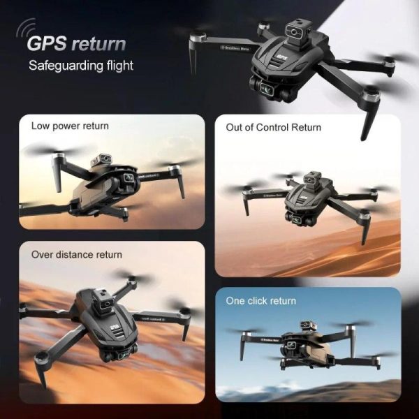 3D Printers & Quadcopters |   2024 New V168 Drone 8K 5G Gps Professional Hd Aerial Photography Dual-Camera Omnidirectional Obstacle Avoidance Drone Original Toy Gift 3D Printers & Quadcopters 3D Printers & Quadcopters