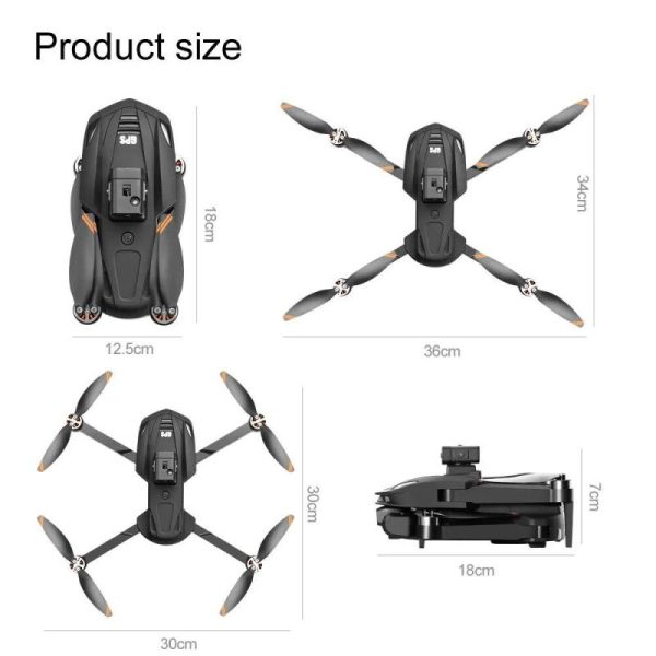 3D Printers & Quadcopters |   2024 New V168 Drone 8K 5G Gps Professional Hd Aerial Photography Dual-Camera Omnidirectional Obstacle Avoidance Drone Original Toy Gift 3D Printers & Quadcopters 3D Printers & Quadcopters