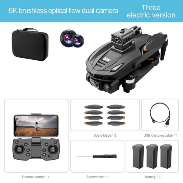 3D Printers & Quadcopters |   2024 New V168 Drone 8K 5G Gps Professional Hd Aerial Photography Dual-Camera Omnidirectional Obstacle Avoidance Drone Original Toy Gift 3D Printers & Quadcopters 3D Printers & Quadcopters