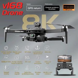 3D Printers & Quadcopters |   2024 New V168 Original Gps Drone 5G Professional 8K Hd Aerial Photography Dual-Camera Omnidirectional Obstacle Avoidance Drone 3D Printers & Quadcopters 3D Printers & Quadcopters