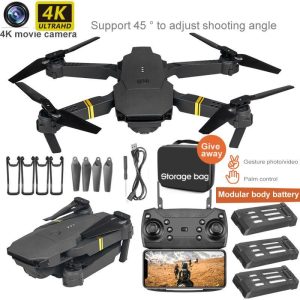 3D Printers & Quadcopters |   New E58 Rc Drone Wifi 4K Hd Wide Angle Camera Aerial Photography Aircraft Helicopter Quadcopter Folding Toy Plane Gifts 3D Printers & Quadcopters 3D Printers & Quadcopters