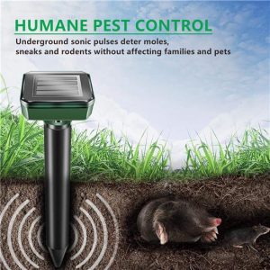 Animals & Insects |   2Pcs Solar Power Ultrasonic Repeller Sonic Mouse Gopher Mole Pest Rodent Repellent Repeller For Outdoor Farm Garden Animals & Insects Animals & Insects