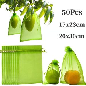 Animals & Insects |   50Pcs Grapes Fruit Protection Bags Garden Mesh Bags Agricultural Orchard Pest Control Anti-Bird Netting Vegetable Bags Animals & Insects Animals & Insects