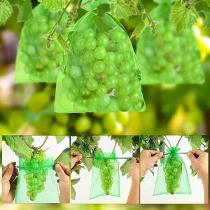 Animals & Insects |   50Pcs Strawberry Grape Protection Sac Pest Control Anti-Bird Garden Netting Bags Fruit Protection Bags For Plantas Vegetable Grow Bags Animals & Insects Animals & Insects