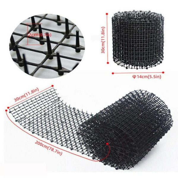 Animals & Insects |   Anti-Cat Prickle Strip Outdoor Garden Supplies Animal Scarer Pet Scat Mat Repellent Deterrent Mat Animals & Insects Animals & Insects