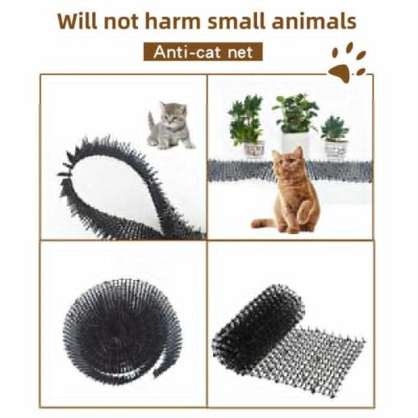 Animals & Insects |   Anti-Cat Prickle Strip Outdoor Garden Supplies Animal Scarer Pet Scat Mat Repellent Deterrent Mat Animals & Insects Animals & Insects