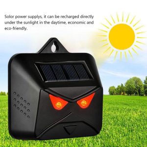 Animals & Insects |   Multi-Silicon Solar Panel Battery Dual Powered Animals Repeller Dog Bird Repeller Red Led Light Animals & Insects Animals & Insects