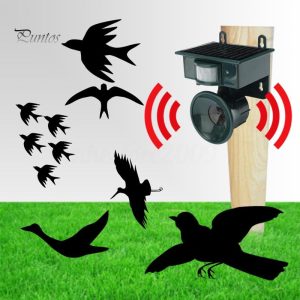 Animals & Insects |   Solar Powered Outdoor Ultrasonic Pest Bird Crow Animal Repeller Repellent Scarer Animals & Insects Animals & Insects