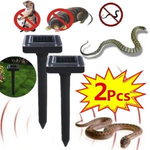 Animals & Insects |   Solar Powered Ultrasonic Animal Repeller Outdoor Waterproof Snake Repeller Mouse Animal Solar Power Mouse Repellent Animals & Insects Animals & Insects