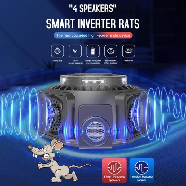 Animals & Insects |   Ultrasonic Pest Repeller – Upgraded Mid-High Frequency Resonance Speaker – Multi-Dimensional Animals & Insects Animals & Insects