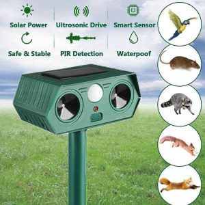 Animals & Insects |   Ultrasonic Solar Pest Repeller Motion Sensor Repellent Waterproof Garden Farm Lawn Animals Insect Mole Birds Snake Animals & Insects Animals & Insects