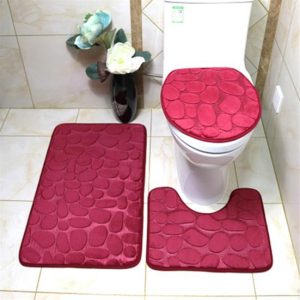 Bathroom Products |   1 Set Shower Rug Super Soft Convenient Wear Resistant Helpful Quick-Dry Carpet For Bedroom Bathroom Products Bathroom Products