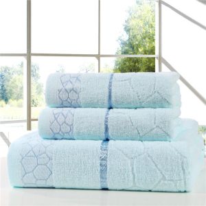 Bathroom Products |   3-Pieces Silid Color Luxury Cotton Towel Set Face Towel Bath Towels Bathroom Products Bathroom Products