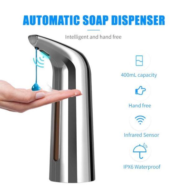 Bathroom Products |   400Ml Automatic Soap Dispenser Infrared Hand-Free Touchless Soap Dispenser Bathroom Products Bathroom Products