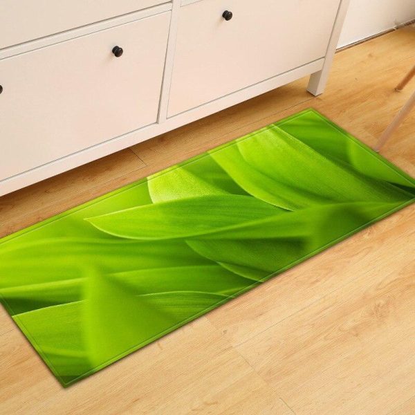 Bathroom Products |   Kitchen Doormat 3D Green Grass Bamboo Print Floor Mat Hallway Living Room Balcony Bath Mat Non Slip Area Rugs Bathroom  Carpet Bathroom Products Bathroom Products