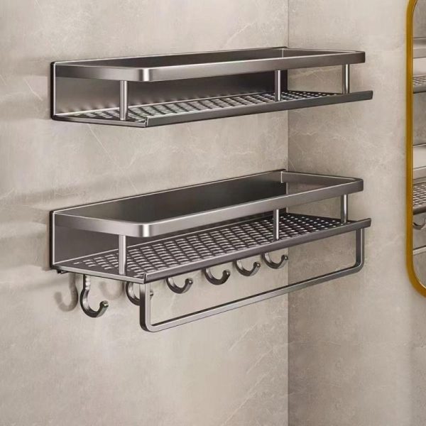 Bathroom Products |   No Drill Bathroom Shelves Wall Mount Corner Shower Shelf Multi-Function Shower Organizer  Kitchen Bathroom Products Bathroom Products