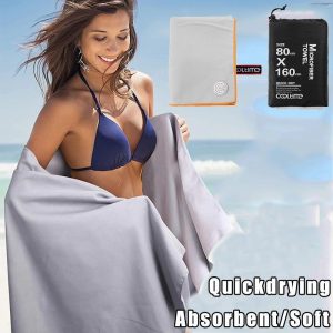 Bathroom Products |   Outdoor Swimming Quick-Drying Bath Towel Sports Towel Beach Fitness Yoga Towel Double-Sided Fleece Nano Quick-Drying Bathroom Products Bathroom Products