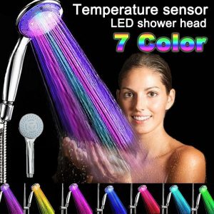 Bathroom Products |   Shower Head Water Glow Light Colorful Changing Led Shower Light Luminous Shower No Battery Required Bathroom Products Bathroom Products