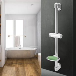 Bathroom Products |   Stainless Steel Lifting Handhold Shower  Holder Bracket With Soap Box G1/2 Bathroom Products Bathroom Products