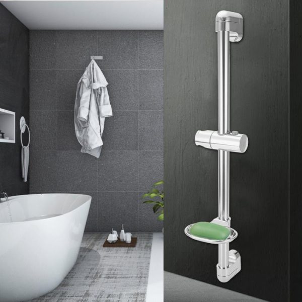 Bathroom Products |   Stainless Steel Lifting Handhold Shower  Holder Bracket With Soap Box G1/2 Bathroom Products Bathroom Products