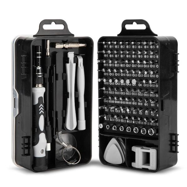 Batteries & Spare Parts |   115 In 1 Screwdrivers Set W/ Magnetic Screw Driver Bit Tool For Phone Watch Batteries & Spare Parts Batteries & Spare Parts