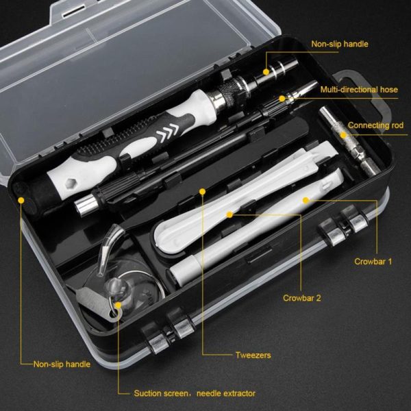 Batteries & Spare Parts |   115 In 1 Screwdrivers Set W/ Magnetic Screw Driver Bit Tool For Phone Watch Batteries & Spare Parts Batteries & Spare Parts