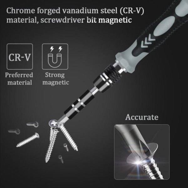 Batteries & Spare Parts |   115 In 1 Screwdrivers Set W/ Magnetic Screw Driver Bit Tool For Phone Watch Batteries & Spare Parts Batteries & Spare Parts