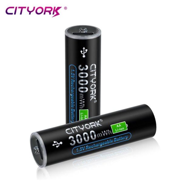 Batteries & Spare Parts |   Cityork 1.5V Aa Lithium Ion Rechargerable Battery Micro Usb Fast Charging Aa Batteri+Usb Cable For Keyboard Remote Control Toy Batteries & Spare Parts Batteries & Spare Parts