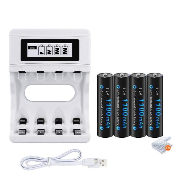 Batteries & Spare Parts |   Cityork Aa Battery Nimh Aa 3000Mah 1.2V 2A Ni-Mh Aa Rechargeable Battery  With 1.2V Usb Aa Aaa Battery Charger Batteries & Spare Parts Batteries & Spare Parts