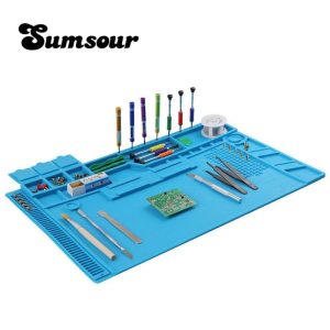 Batteries & Spare Parts |   Esd Thermal Insulation Work Pad Heat-Resistant Bga Soldering Station Repair Insulation Pad Batteries & Spare Parts Batteries & Spare Parts