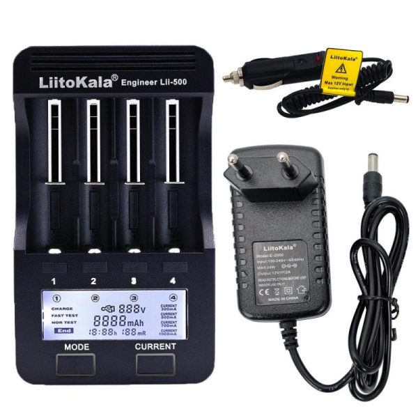 Batteries & Spare Parts |   Liitokala Lii-500 Test Capacity Lcd Nimh Lithium 18650 Battery Usb Charger For 26650 Aa Aaa 18350 Batteries & Spare Parts Batteries & Spare Parts