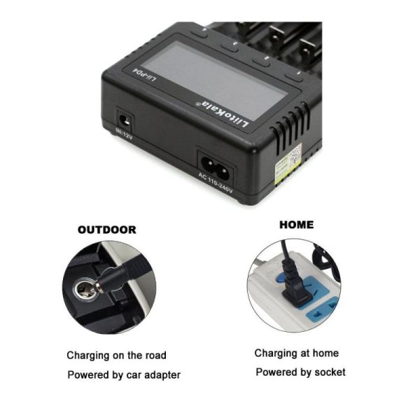 Batteries & Spare Parts |   Liitokala Lii-Pd4 Lcd Nimh Liion Battery  2A Output Charger For 3.7V 18650  21700 26650 1.2V Aa Aaa Batteries & Spare Parts Batteries & Spare Parts