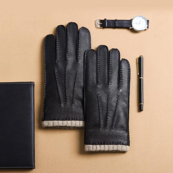 Batteries & Spare Parts |   Touch Screen Leather Gloves Riding Driving Windproof Business Simple Sheepskin Plus Velvet Warm Batteries & Spare Parts Batteries & Spare Parts