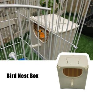 Birds |   Bird Nest Box Cage Mount Nesting Plastic Parakeet House Breeding Mating For Budgie Lovebirds Cockatiel Parrot Birds Birds