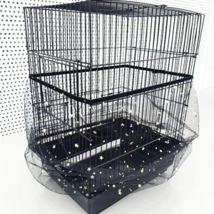 Birds |   Five-Pointed Star Bird Supplies Bird Cage Net Seed Catcher Guard Mesh Bird Cage Cover Nylon Mesh Birds Birds