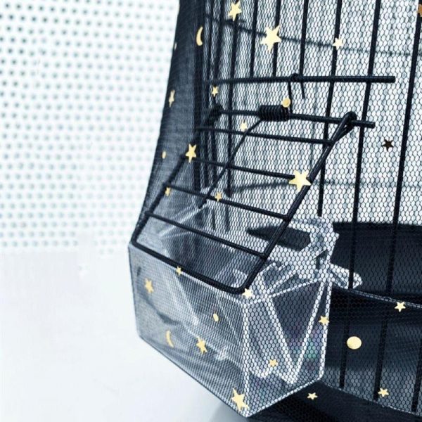 Birds |   Five-Pointed Star Bird Supplies Bird Cage Net Seed Catcher Guard Mesh Bird Cage Cover Nylon Mesh Birds Birds