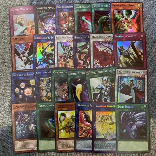 Board Games |   English Yu Gi Oh Game Card Trading Card Game Shiny Collection 100Pcs No Repeat Board Games Board Games