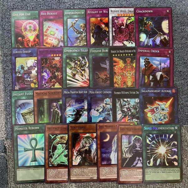 Board Games |   English Yu Gi Oh Game Card Trading Card Game Shiny Collection 100Pcs No Repeat Board Games Board Games