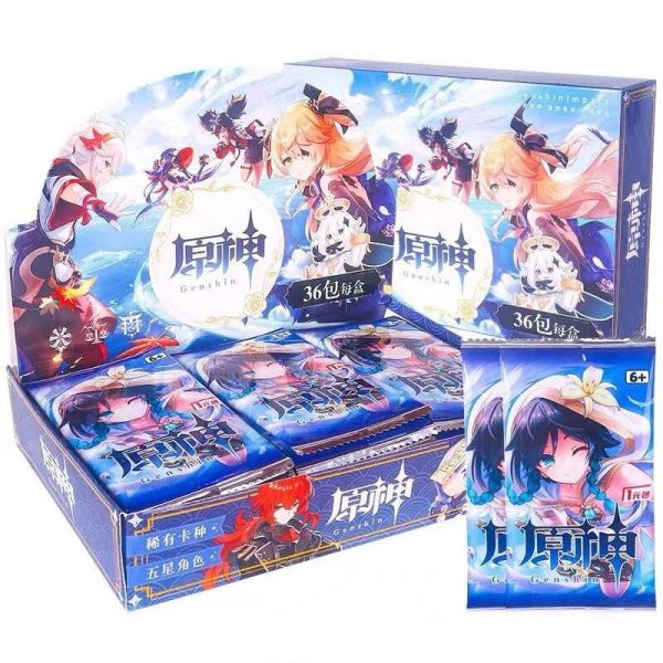 Board Games |   Genshin Impact Series Collection Cards Game Letters Cards Collectibles Sr Ssr Rare Cards Toys For Family Children Christmas Gift Board Games Board Games