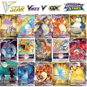 Board Games |   Pokemon Cards Shining Vstar Gx Ex Vmax V Mega Tag Team Energy Trainer Charizard Pikachu Battle Trading Card Game Kids Toys Gift Board Games Board Games