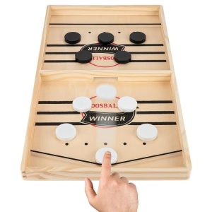 Board Games |   Wooden Shot Puck Game Perfect Family Fun And Birthday Gift! Board Games Board Games