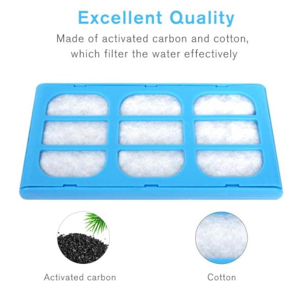 Cats |   12 Pcs Pet Water Fountain Filter Replacement Water Filter Cartridges Compatible With Cat Mate & Dog Cats Cats