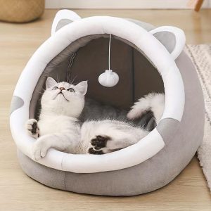 Cats |   5 Styles Cute Pet Cat Dog Nest Warm Soft Sleeping Bed Cave Washable Breathable Cat House Cats Cats