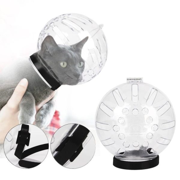 Cats |   Bath Grooming Grooming Mask Cat  Muzzle Cat Accessories Anti-Licking Anti-Bite Breathable Protective Space Hood Cats Cats