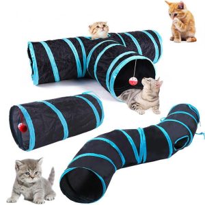 Cats |   Cat Tunnel Pet Supplies Cat S T Pass Play Tunnel Foldable Cat Tunnel Cat Toy Breathable Drill Barrel For Indoor Loud Paper Cats Cats