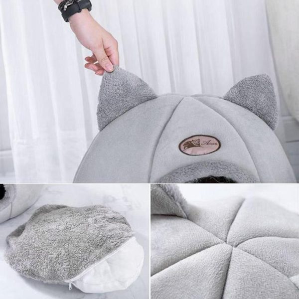 Cats |   Cute Pet Cat Dog Nest Warm Soft Sleeping Bed Cave Washable Breathable Cat House Cats Cats