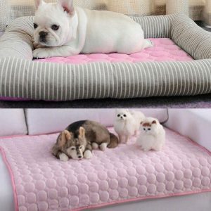 Cats |   Dog Cooling Mat Pet Ice Pad Teddy Mattress Cat Cushion Summer Keep Cool Bed Gel Cats Cats