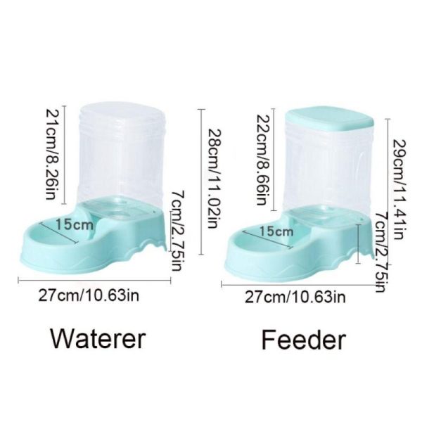 Cats |   Durable Plastic Dog Food Bowl Cat Drinking Bowl Pet Water Dispenser Dog Automatic Feeder Cats Cats